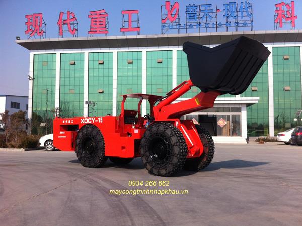 máy xúc lật chui hầm 1.5m3 Model XDCY-15